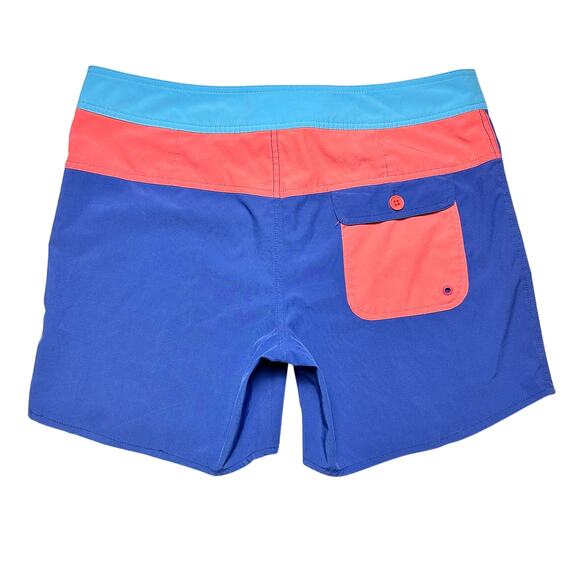 Chubbies | Men | Retro Color Block Unlined Beach 6 Inch Swim Trunks | Size 34 - Picture 3 of 8